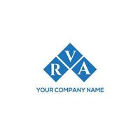 rva brief logo ontwerp op witte achtergrond. rva creatieve initialen brief logo concept. rva-briefontwerp. vector