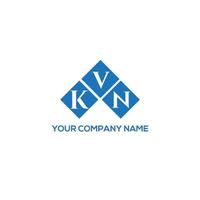 Kvn brief logo ontwerp op witte achtergrond. kvn creatieve initialen brief logo concept. kvn brief ontwerp. vector