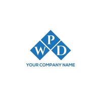 wpd brief logo ontwerp op witte achtergrond. wpd creatieve initialen brief logo concept. wpd brief ontwerp. vector