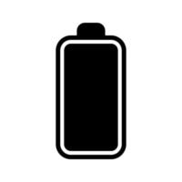 batterijpictogram geïsoleerd op een witte achtergrond vector