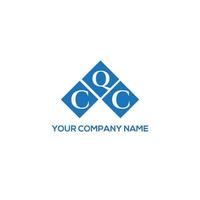 CQ brief logo ontwerp op witte achtergrond. cqc creatieve initialen brief logo concept. cqc brief ontwerp. vector