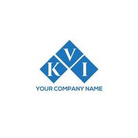 kvi brief logo ontwerp op witte achtergrond. kvi creatieve initialen brief logo concept. kvi brief ontwerp. vector