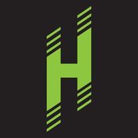 letter h logo pictogram ontwerpsjabloon elementen vector