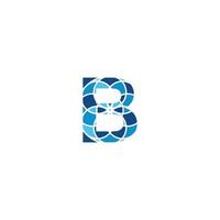 letter b logo-ontwerp. vectorteken. vector