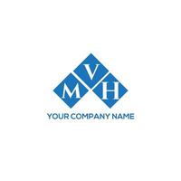 mvh brief logo ontwerp op witte achtergrond. mvh creatieve initialen brief logo concept. mvh brief ontwerp. vector