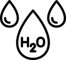 h2o vector pictogram ontwerp illustratie