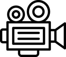 film camera vector pictogram ontwerp illustratie