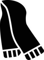 sjaal vector pictogram ontwerp illustratie
