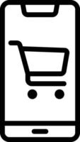 online winkel vector pictogram ontwerp illustratie