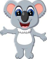 illustratie van schattige koala cartoon vector