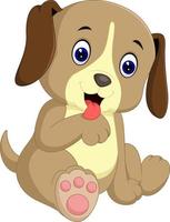 schattige hond cartoon vector