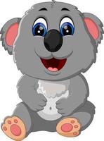 illustratie van schattige koala cartoon vector