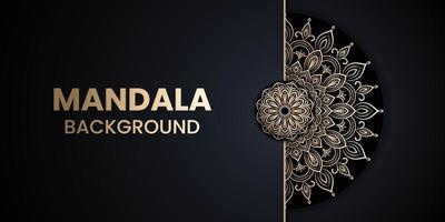 modern luxe mandala-achtergrondontwerp vector
