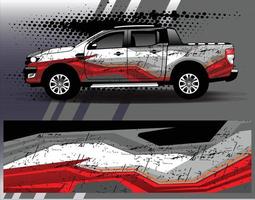 grafisch abstracte streep racen achtergrond kit ontwerpen voor wrap voertuig race auto rally avontuur vector