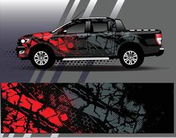 grafisch abstracte streep racen achtergrond kit ontwerpen voor wrap voertuig race auto rally avontuur vector