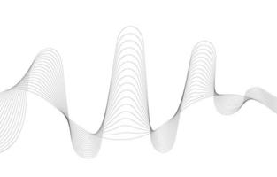 abstracte geluidsgolf lijn achtergrond vector