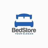 bed winkel logo vector ontwerpsjabloon