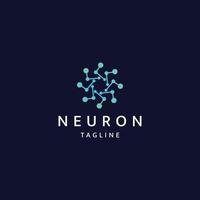 neuro logo pictogram ontwerp sjabloon platte vector