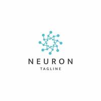 neuro logo pictogram ontwerp sjabloon platte vector