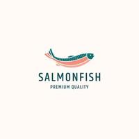 zalm vis logo pictogram ontwerp sjabloon vectorillustratie vector