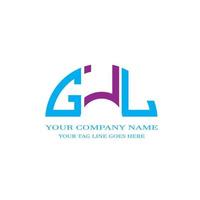 gjl letter logo creatief ontwerp met vectorafbeelding vector