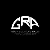 grp letter logo creatief ontwerp met vectorafbeelding vector