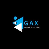 gax letter logo creatief ontwerp met vectorafbeelding vector
