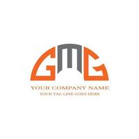 gmg letter logo creatief ontwerp met vectorafbeelding vector