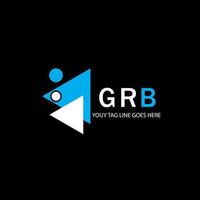 grb letter logo creatief ontwerp met vectorafbeelding vector