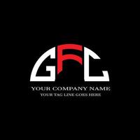 gfc letter logo creatief ontwerp met vectorafbeelding vector