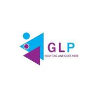 glp letter logo creatief ontwerp met vectorafbeelding vector