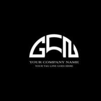 gcn letter logo creatief ontwerp met vectorafbeelding vector