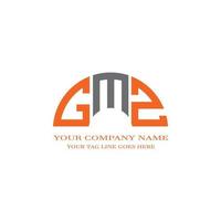 gmz letter logo creatief ontwerp met vectorafbeelding vector