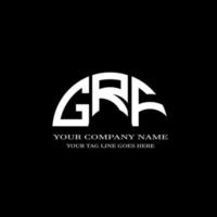 grf letter logo creatief ontwerp met vectorafbeelding vector