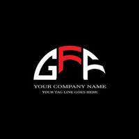 gff letter logo creatief ontwerp met vectorafbeelding vector