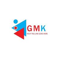 gmk letter logo creatief ontwerp met vectorafbeelding vector