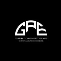 gpe letter logo creatief ontwerp met vectorafbeelding vector