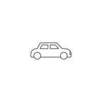 reizen auto vervoer pictogram vector