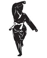 karate logo vector illustratie