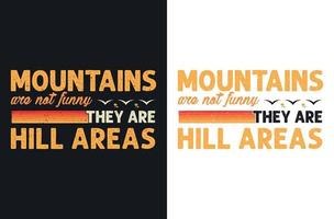 camping typografie t-shirt ontwerpsjabloon vector