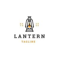 lantaarn logo pictogram ontwerp sjabloon platte vector