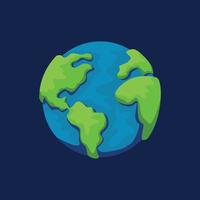 moeder aarde wereldbol dag wereld milieu dag vector illustrarton