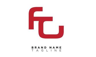 fc alfabet letters initialen monogram logo cf, f en c vector