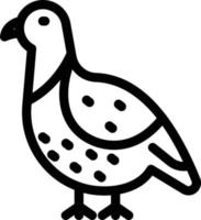 chukar vectorillustratie op een background.premium kwaliteit symbolen.vector iconen voor concept en grafisch ontwerp. vector