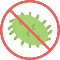 verbod bacteriën vector illustratie op een background.premium kwaliteit symbolen.vector iconen voor concept en grafisch ontwerp.