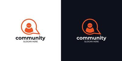 stel logo-community in voor bedrijf en bureau vector