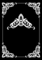 gevectoriseerd art nouveau frame-ontwerp. vector