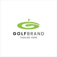 golf sport logo vector