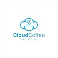 wolk koffie logo vector