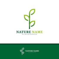 natuur logo ontwerp vector, creatieve blad logo concepten sjabloon illustratie. vector